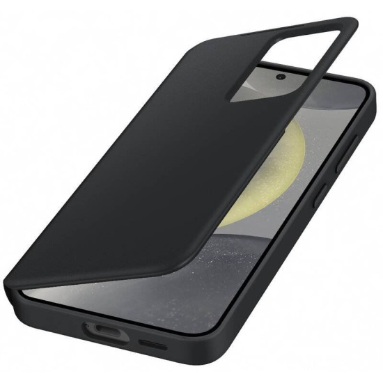 Husa Originala Samsung Smart View Case pentru Galaxy S24, Neagra Husa Originala Samsung Smart View Case pentru Galaxy S24, Neagra (Bakr, EF-ZS921CBEGWW) by www.silkase.ro