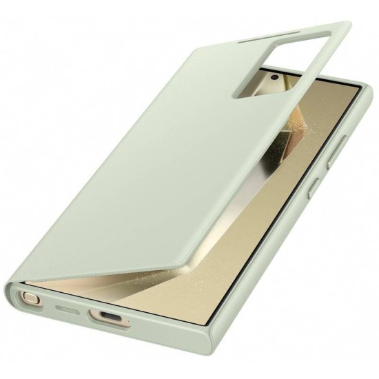 Husa Originala Samsung Smart View Case pentru Galaxy S24 Ultra, Verde Deschis Husa Originala Samsung Smart View Case pentru Galaxy S24 Ultra, Verde Deschis (Bakr, EF-ZS928CGEGWW) by www.silkase.ro