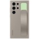 Husă Samsung Standing Grip Cover pentru Galaxy S24 Ultra, Taupe (Bakr, EF-GS928CUEGWW) by www.silkase.ro
