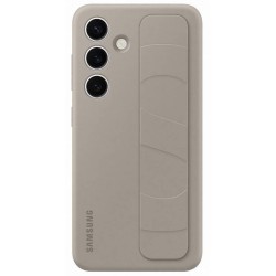 Husă Originală Samsung Standing Grip Cover pentru Galaxy S24, Taupe (EF-GS921CUE)