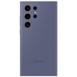 Husa Originala Samsung Silicone Cover pentru Galaxy S24 Ultra, Mov