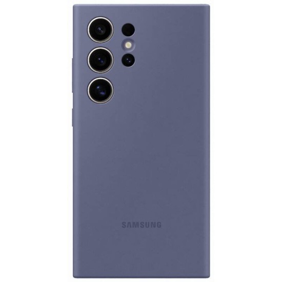 Husa Originala Samsung Silicone Cover pentru Galaxy S24 Ultra, Mov Husa Originala Samsung Silicone Cover pentru Galaxy S24 Ultra, Mov (Bakr, EF-PS928TVEGWW) by www.silkase.ro