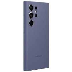 Husa Originala Samsung Silicone Cover pentru Galaxy S24 Ultra, Mov