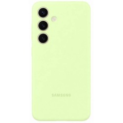 Husa Originala Samsung Silicone Cover pentru Galaxy S24, Verde (Lime)