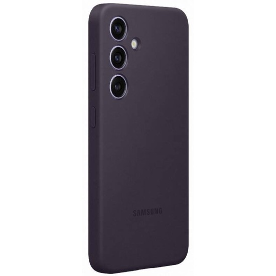 Husă Originală Samsung Silicone Cover pentru Galaxy S24, Dark Violet (EF-PS921TEE) (Bakr, EF-PS921TEEGWW) by www.silkase.ro
