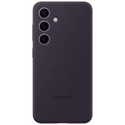 Husă Originală Samsung Silicone Cover pentru Galaxy S24, Dark Violet (EF-PS921TEE)