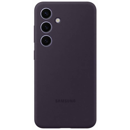 Husă Originală Samsung Silicone Cover pentru Galaxy S24, Dark Violet (EF-PS921TEE) (Bakr, EF-PS921TEEGWW) by www.silkase.ro