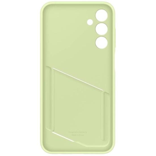 Husă de Protecție Samsung Card Slot Cover pentru Galaxy A15 4G/5G, Lime (Bakr, EF-OA156TMEGWW) by www.silkase.ro