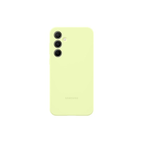 Husa Originala Samsung Silicone Cover pentru Galaxy A55 5G, Verde (Lime) Husa Originala Samsung Silicone Cover pentru Galaxy A55 5G, Verde (Lime) (Bakr, EF-PA556TMEGWW) by www.silkase.ro
