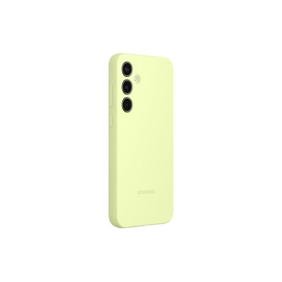 Husa Originala Samsung Silicone Cover pentru Galaxy A55 5G, Verde (Lime) Husa Originala Samsung Silicone Cover pentru Galaxy A55 5G, Verde (Lime) (Bakr, EF-PA556TMEGWW) by www.silkase.ro