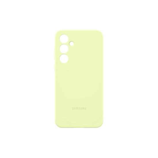 Husa Originala Samsung Silicone Cover pentru Galaxy A55 5G, Verde (Lime) Husa Originala Samsung Silicone Cover pentru Galaxy A55 5G, Verde (Lime) (Bakr, EF-PA556TMEGWW) by www.silkase.ro