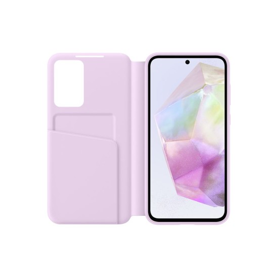 Husa Originala Samsung Smart View Case pentru Galaxy A35 5G, Mov (Lavender) Husa Originala Samsung Smart View Case pentru Galaxy A35 5G, Mov (Lavender) (Bakr, EF-ZA356CVEGWW) by www.silkase.ro