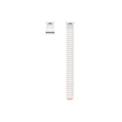 Curea Textilă Originală Samsung (20mm) pentru Galaxy Watch 4/5/6/7, S/M, Roz/Alb