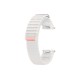 Curea Textilă Originală Samsung (20mm) pentru Galaxy Watch 4/5/6/7, S/M, Roz/Alb (Bakr, ET-SVL30SWEGWW) by www.silkase.ro
