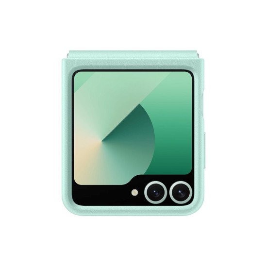 Husa Originala Samsung KindSuit Case pentru Galaxy Z Flip 6 / 7 FE, Menta (Bakr, EF-VF741PMEGWW) by www.silkase.ro