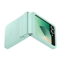 Husa Originala Samsung KindSuit Case pentru Galaxy Z Flip 6 / 7 FE, Menta Husa Originala Samsung KindSuit Case pentru Galaxy Z Flip 6 / 7 FE, Menta