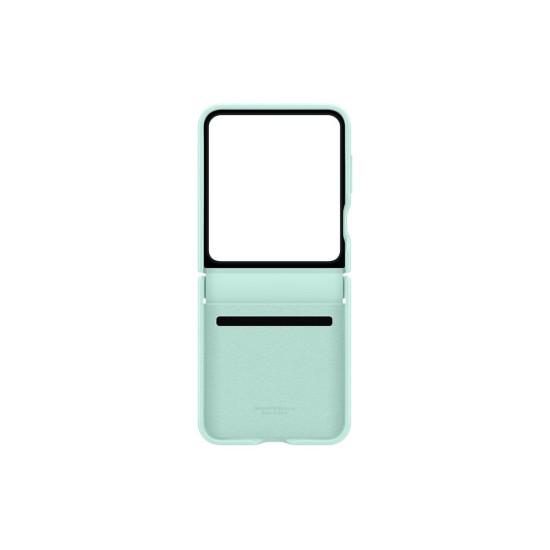 Husa Originala Samsung KindSuit Case pentru Galaxy Z Flip 6 / 7 FE, Menta (Bakr, EF-VF741PMEGWW) by www.silkase.ro