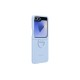 Husă Samsung Silicone Cover cu Inel pentru Galaxy Z Flip 6 / 7 FE, Blue (Bakr, EF-PF741TLEGWW) by www.silkase.ro
