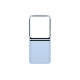 Husă Samsung Silicone Cover cu Inel pentru Galaxy Z Flip 6 / 7 FE, Blue (Bakr, EF-PF741TLEGWW) by www.silkase.ro