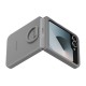 Husa Originala Samsung Silicone Cover cu Inel pentru Galaxy Z Flip 6 / 7 FE, Gri (Bakr, EF-PF741TJEGWW) by www.silkase.ro