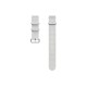 Curea Originală Samsung Stylish Sport (20mm) pentru Galaxy Watch 4/5/6/7, M/L, Argintie (Bakr, ET-SOL31LSEGWW) by www.silkase.ro