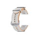 Curea Originală Samsung Stylish Sport (20mm) pentru Galaxy Watch 4/5/6/7, M/L, Argintie (Bakr, ET-SOL31LSEGWW) by www.silkase.ro