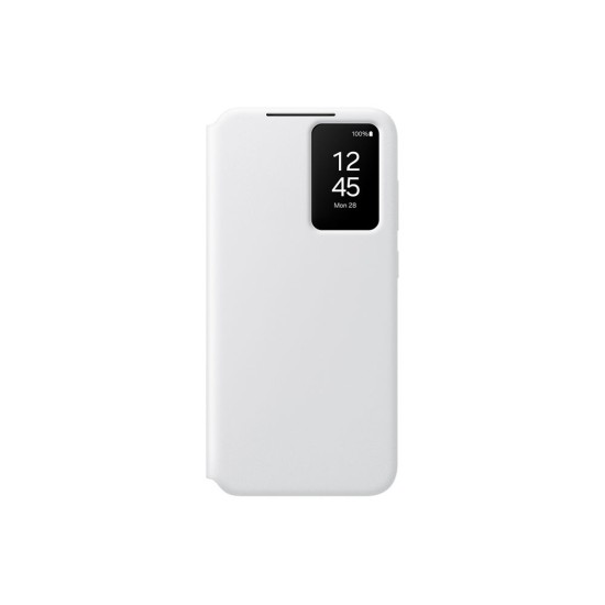 Husa Originala Samsung Smart View Case pentru Galaxy S24 FE, Alba Husa Originala Samsung Smart View Case pentru Galaxy S24 FE, Alba (Bakr, EF-ZS721CWEGWW) by www.silkase.ro
