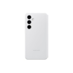 Husa Originala Samsung Smart View Case pentru Galaxy S24 FE, Alba Husa Originala Samsung Smart View Case pentru Galaxy S24 FE, Alba