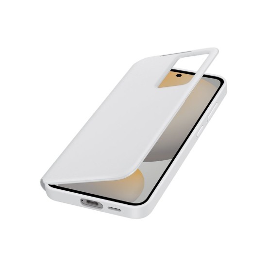 Husa Originala Samsung Smart View Case pentru Galaxy S24 FE, Alba Husa Originala Samsung Smart View Case pentru Galaxy S24 FE, Alba (Bakr, EF-ZS721CWEGWW) by www.silkase.ro