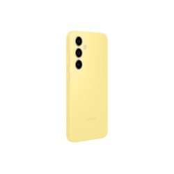 Husa Originala Samsung Silicone Cover pentru Galaxy S24 FE, Galbena