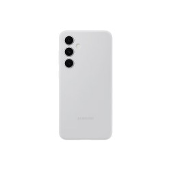 Husa Originala Samsung Silicone Cover pentru Galaxy S24 FE, Gri