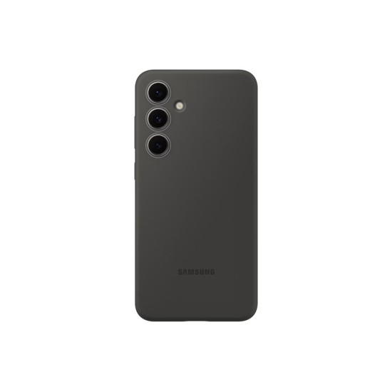 Husa Originala Samsung Silicone Cover pentru Galaxy S24 FE, Neagra (Bakr, EF-PS721CBEGWW) by www.silkase.ro