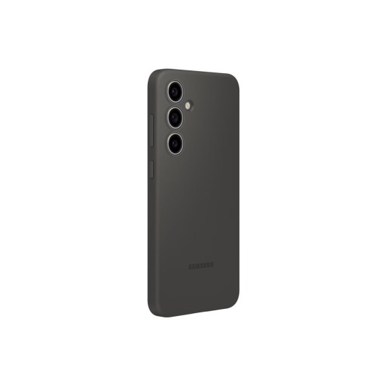 Husa Originala Samsung Silicone Cover pentru Galaxy S24 FE, Neagra (Bakr, EF-PS721CBEGWW) by www.silkase.ro