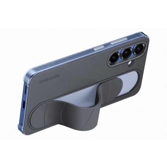 Husa Originala Samsung Standing Grip Cover pentru Galaxy S25, Neagra Husa Originala Samsung Standing Grip Cover pentru Galaxy S25, Neagra (Bakr, EF-GS931CBEGWW) by www.silkase.ro