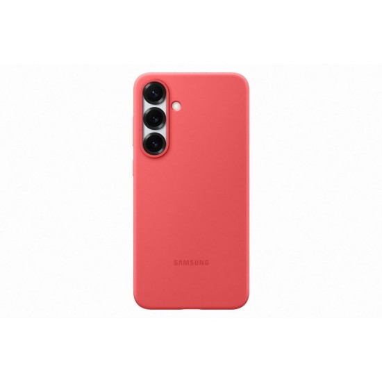Husa Originala Samsung Silicone Cover pentru Galaxy S25+, Rosie Husa Originala Samsung Silicone Cover pentru Galaxy S25+, Rosie (Bakr, EF-PS936CREGWW) by www.silkase.ro