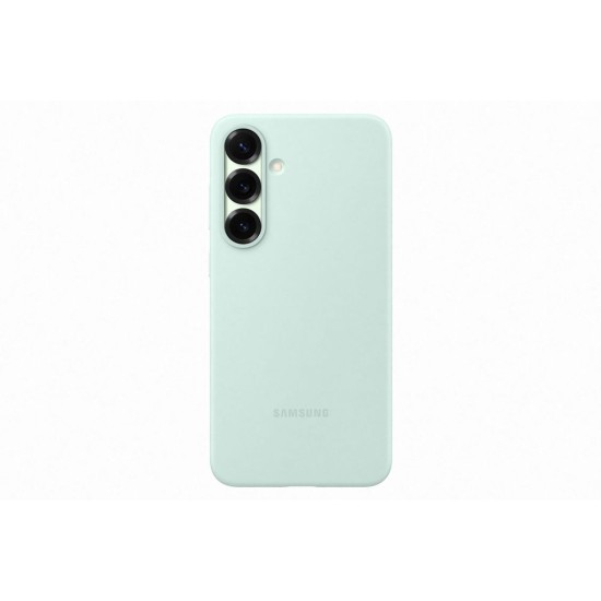 Husa Originala Samsung Silicone Cover pentru Galaxy S25+, Menta (Bakr, EF-PS936CMEGWW) by www.silkase.ro