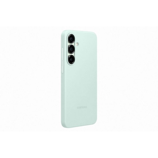 Husa Originala Samsung Silicone Cover pentru Galaxy S25+, Menta (Bakr, EF-PS936CMEGWW) by www.silkase.ro
