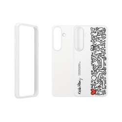Husa Originala Samsung FlipSuit Cover pentru Galaxy S25+, Alba