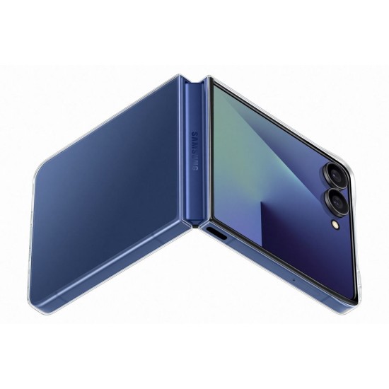 Husa Originala Samsung Clear Cover pentru Galaxy Z Flip 7, Transparenta Husa Originala Samsung Clear Cover pentru Galaxy Z Flip 7, Transparenta (Bakr, EF-AF766CTEGWW) by www.silkase.ro