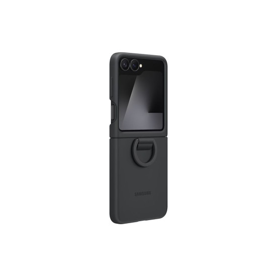 Husa Originala Samsung Silicone Cover cu Inel pentru Galaxy Z Flip 6 / 7 FE, Neagra Husa Originala Samsung Silicone Cover cu Inel pentru Galaxy Z Flip 6 / 7 FE, Neagra (Bakr, EF-PF741TBEGWW) by www.silkase.ro