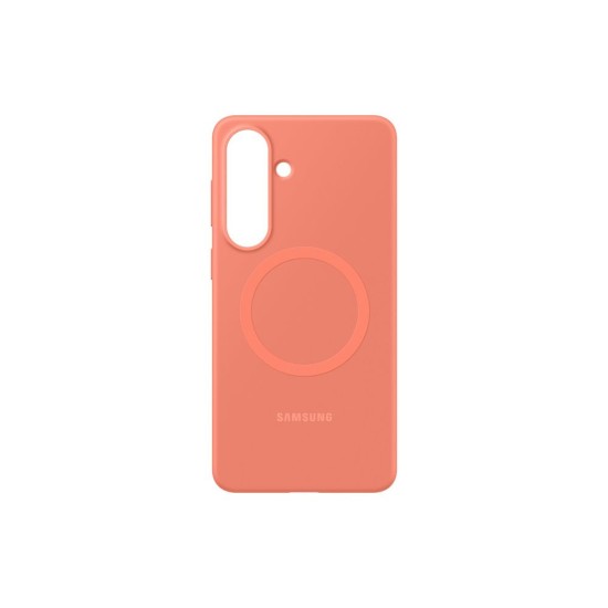 Husă Samsung Silicone Magnet Cover pentru Galaxy S26+ Roșu Coral (S26 Plus, EF-ES947COEGWW) by www.silkase.ro