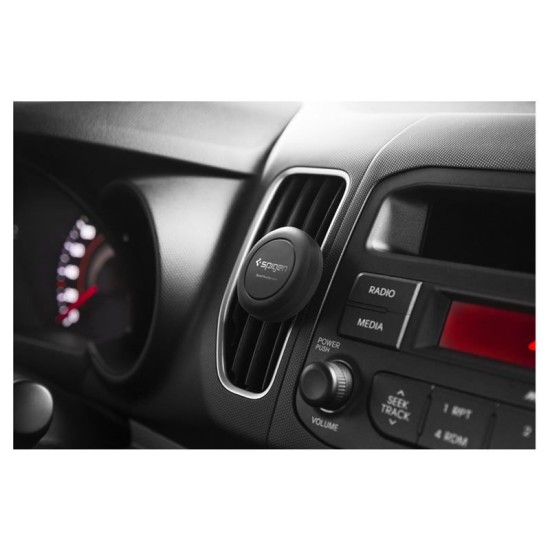 Suport magnetic pentru telefon, Spigen, Instalare aerisire, Negru (Spigen, Suport auto) by www.silkase.ro Suport magnetic pentru telefon, Spigen, Instalare aerisire, Negru (Suport auto, SGP11583) by www.silkase.ro