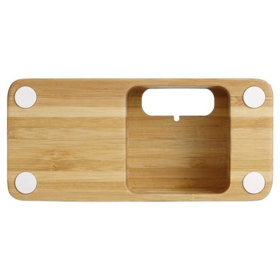 Suport pentru Apple Watch + iPhone S370, Spigen, Bambus (Ingredi, 000ST20295) by www.silkase.ro