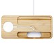 Suport pentru Apple Watch + iPhone S370, Spigen, Bambus (Ingredi, 000ST20295) by www.silkase.ro