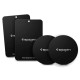 Placute Metalice pentru Telefon set 4, X1504, Black (Inele și Suporturi Magnetice, 000EP20342) by www.silkase.ro