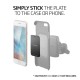 Placute Metalice pentru Telefon set 4, X1504, Black (Inele și Suporturi Magnetice, 000EP20342) by www.silkase.ro
