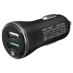 Incarcator auto Spigen F27QC, 2xUSB, QC 3.0, 5.4A, Black Incarcator auto Spigen F27QC, 2xUSB, QC 3.0, 5.4A, Black