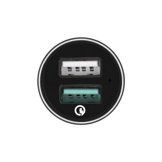 Incarcator auto Spigen F27QC, 2xUSB, QC 3.0, 5.4A, Black (Incarcatoare, 000CG20643) by www.silkase.ro