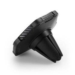 Suport auto de telefon, Spigen, QS11, Magnetic, Montare pe grila de ventilatie, Negru, Rotativ 360 grade, Universal
