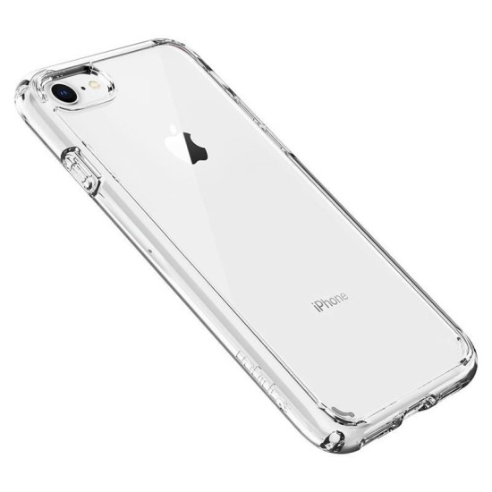 Husa pentru iPhone SE 2022 / SE 2020 / 8 / 7, Spigen, TPU, Transparent (iPhone SE (2020-2024), 042CS20927) by www.silkase.ro